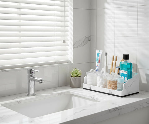 TuCao weighted base keeps contents secure on the counter.