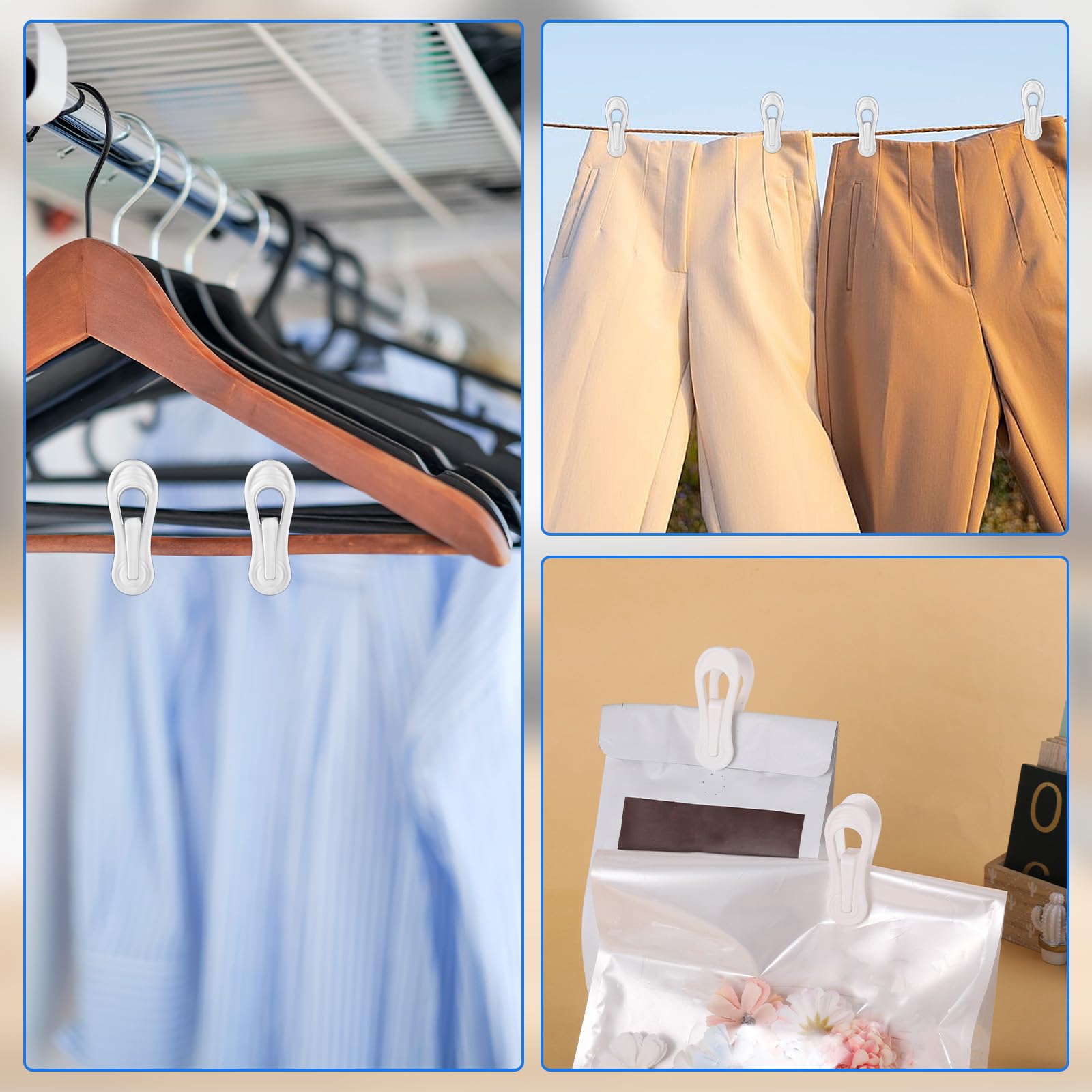 Tucnoeu packaging-ready clips ensure convenient restocking and storage.