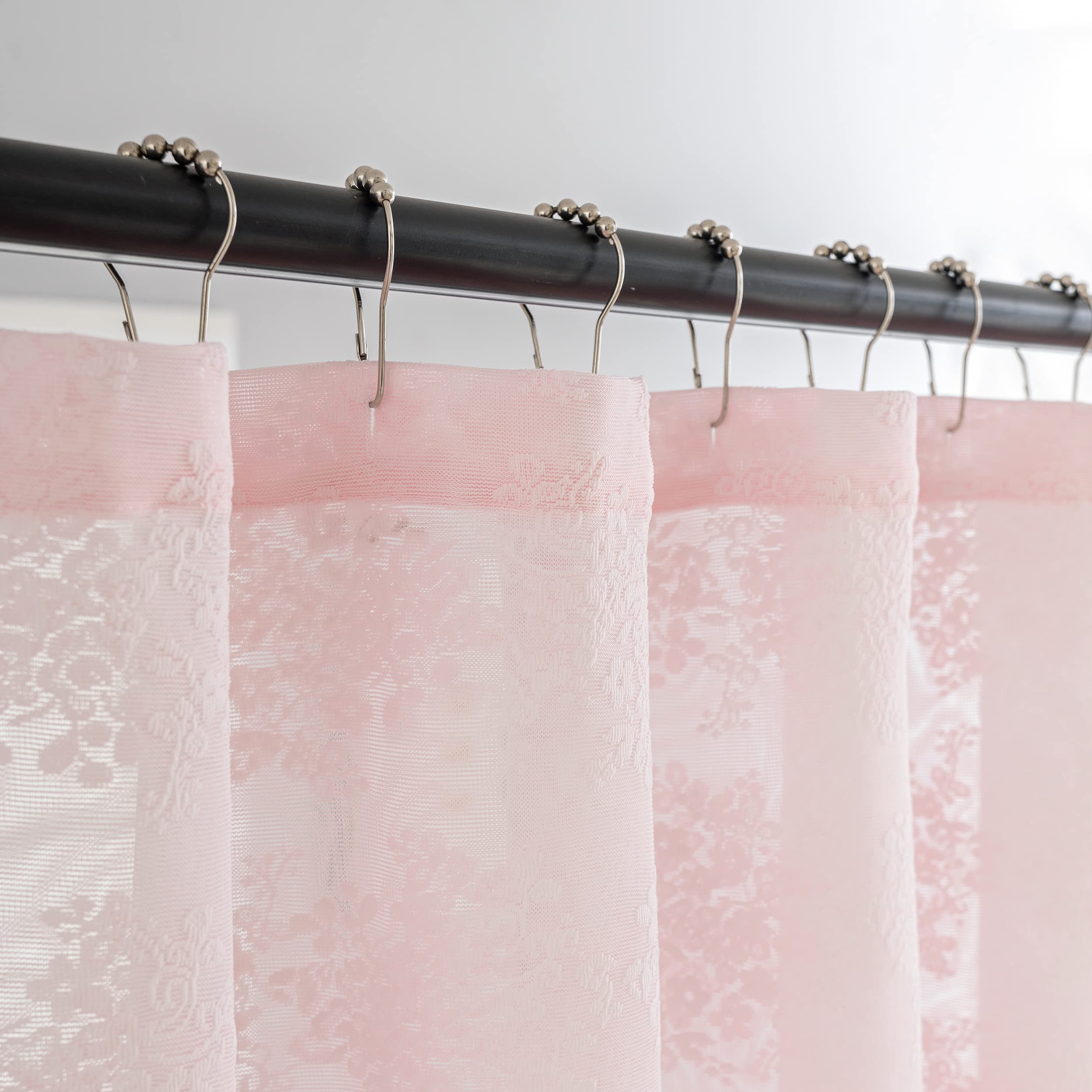 TUDECO shabby chic lace pattern adds spring-like charm to your shower space.