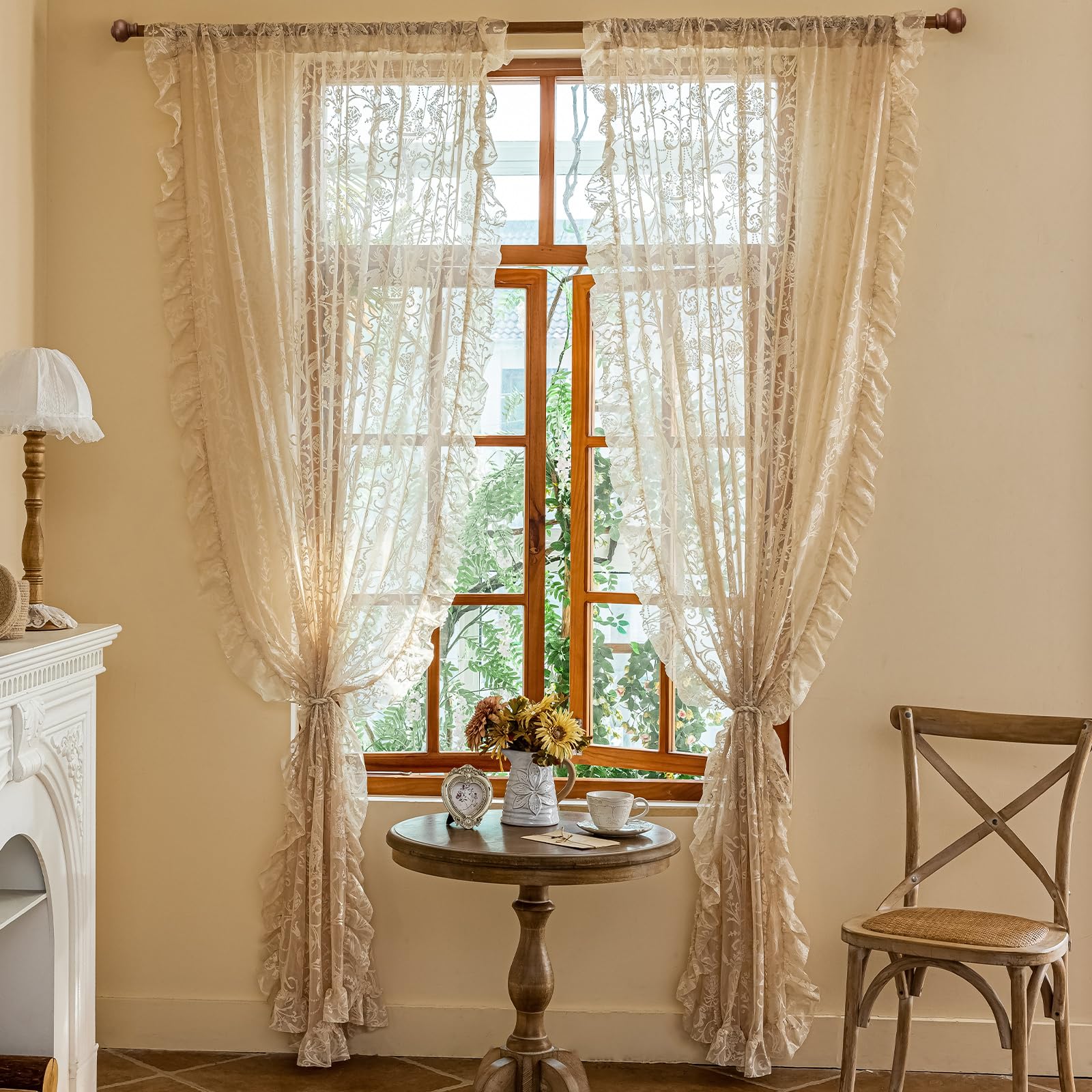 TUDECO two-panel set provides balanced coverage for a cohesive look.