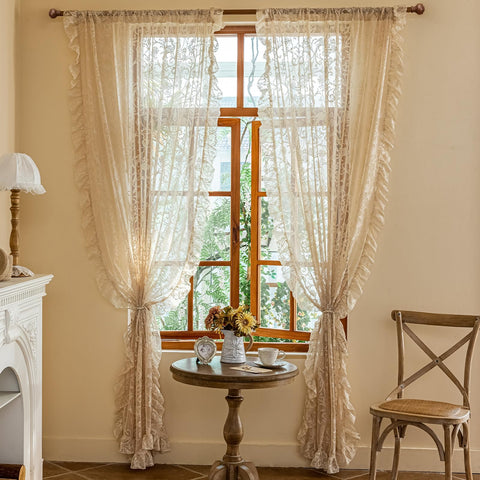 TUDECO two-panel set provides balanced coverage for a cohesive look.
