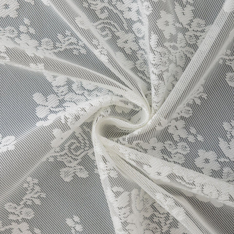 TUDECO vintage floral embroidery adds timeless charm to bathroom decor.