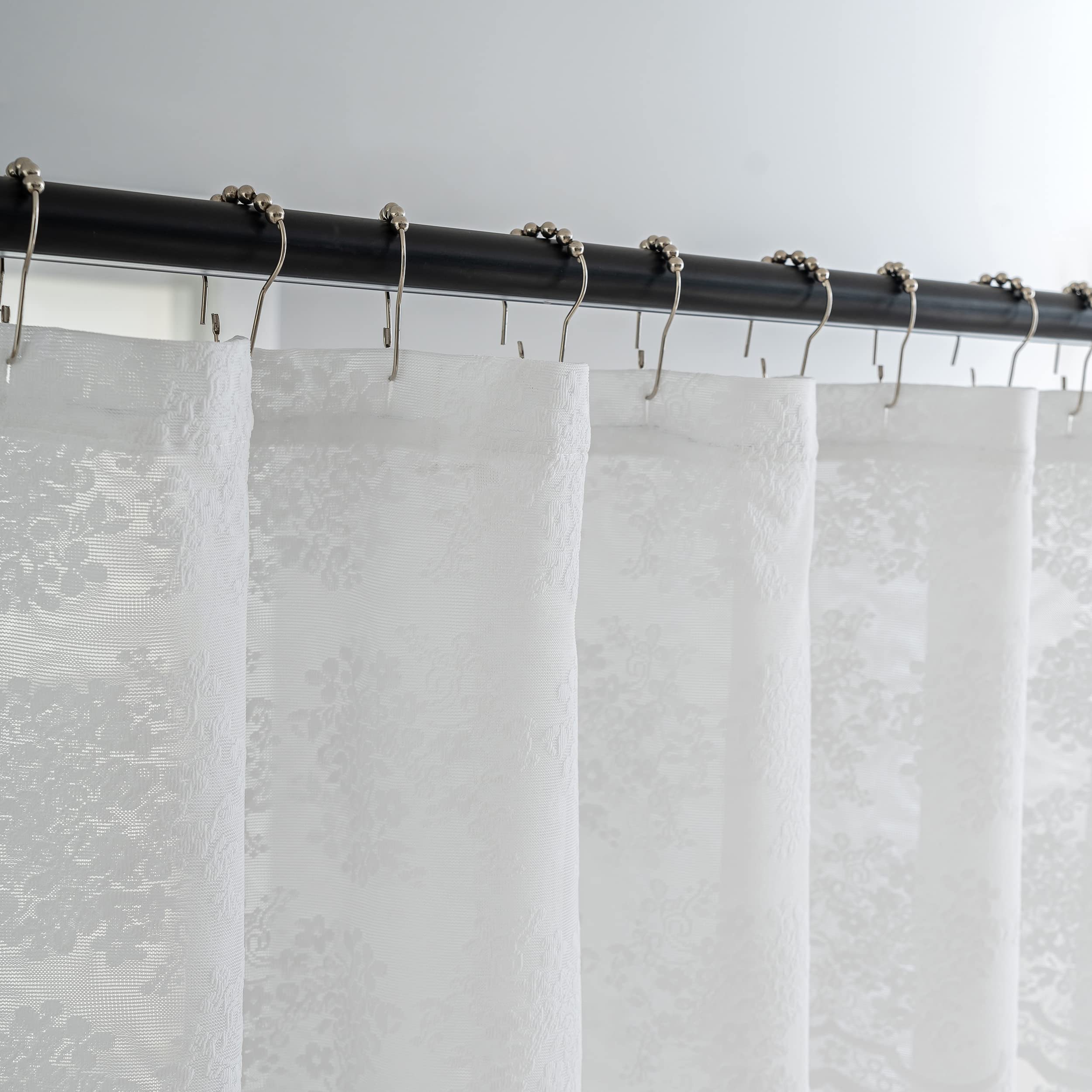 TUDECO vintage floral lace with scalloped edge adds romantic charm.