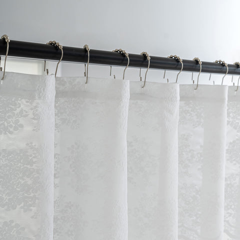 TUDECO vintage floral lace with scalloped edge adds romantic charm.