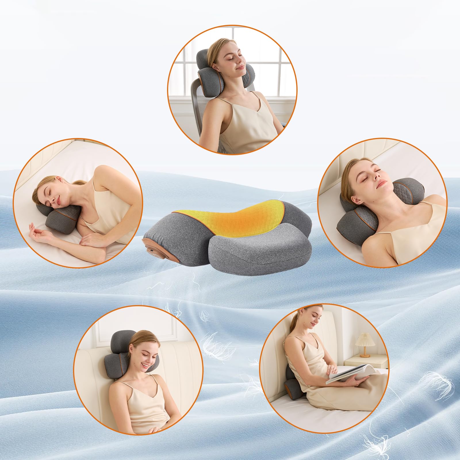 TUFPUZRLCT ergonomic design promoting relaxed posture during long workdays.