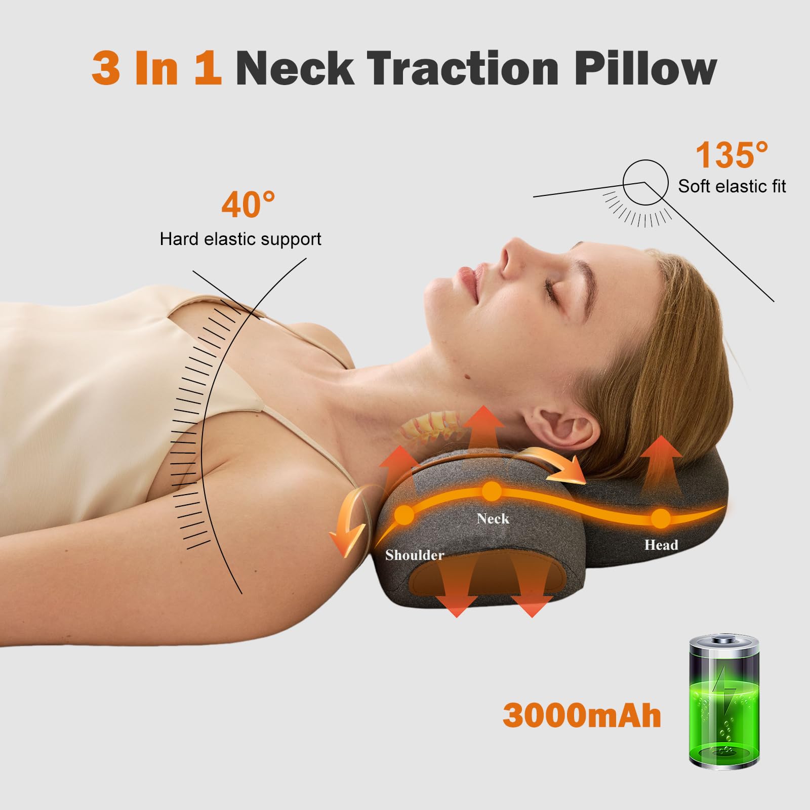 TUFPUZRLCT neck pillow heat function emphasized for warm comfort.