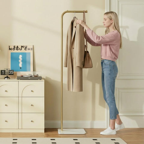 Tujurich coat rack L-shaped design fits compact spaces