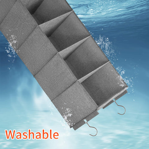 Tulinstiraga cotton-linen fabric hanging closet storage for durable organization.