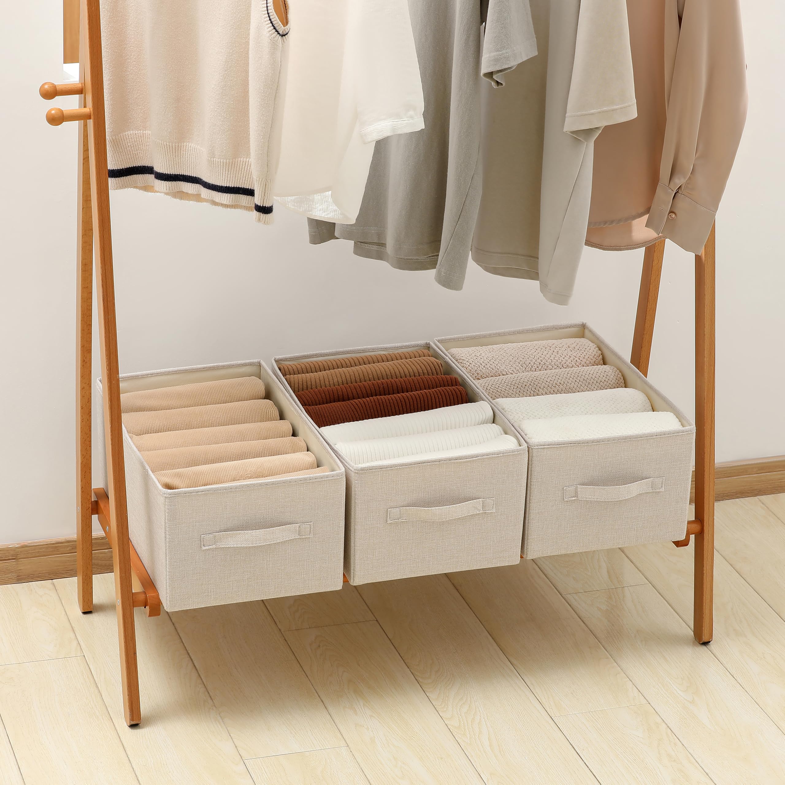 tulinstiraga dorm room storage bin beige for campus living