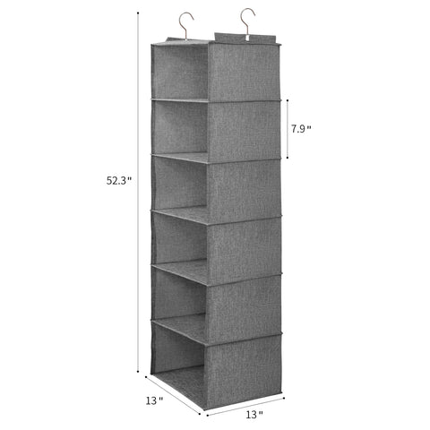 Tulinstiraga hanging closet organizer supports heavy garments without deformation.