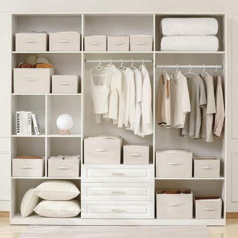 tulinstiraga linen storage bin double stitch handle closeup