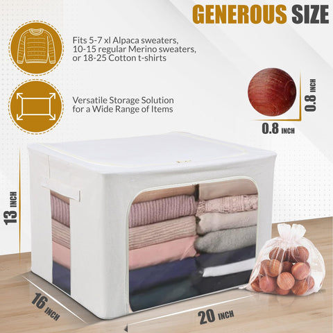 Tulvera natural red cedar balls inside deter moths and keep fabrics fresh.