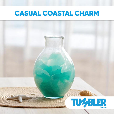 Tumbler Home 25oz sea glass collection for vases and aquariums