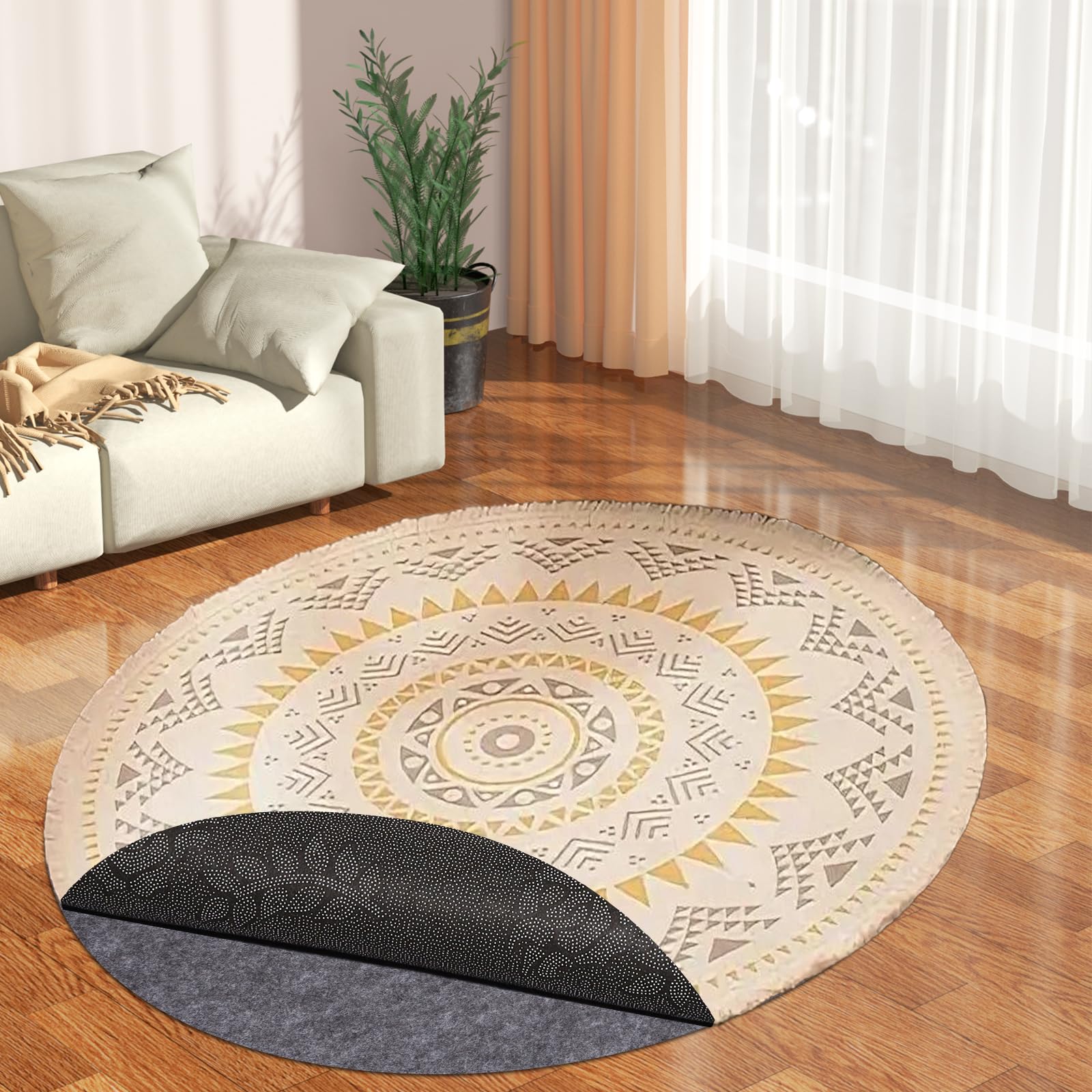 TUOTPE hardwood floor protection pad cushions and shields flooring surfaces.