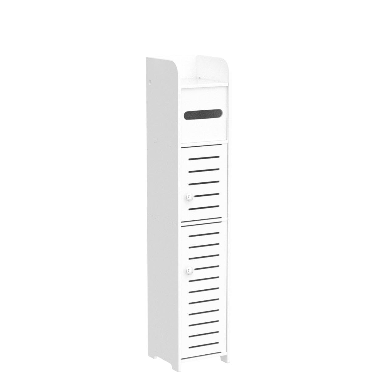 Tuoxinem toilet paper dispenser with shelves for organized rolls