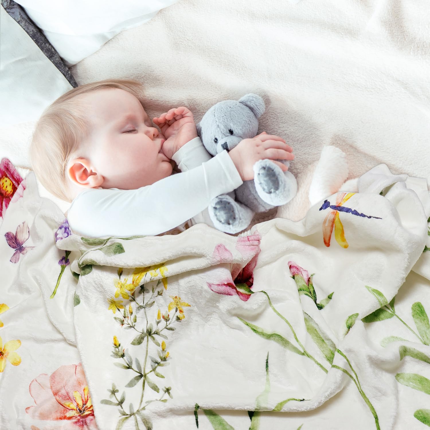 Tupmnbry Botanical watercolor florals as a cozy decor accent