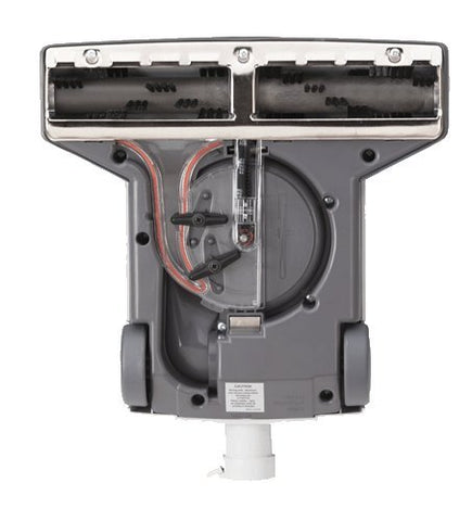 Turbocat air powered powerhead side view demonstrates compatibility with central vacuum systems.