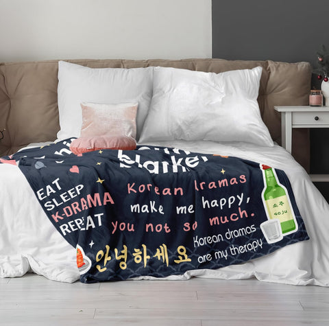 Turelos K-drama blanket ideal for bed time and restful sleep.