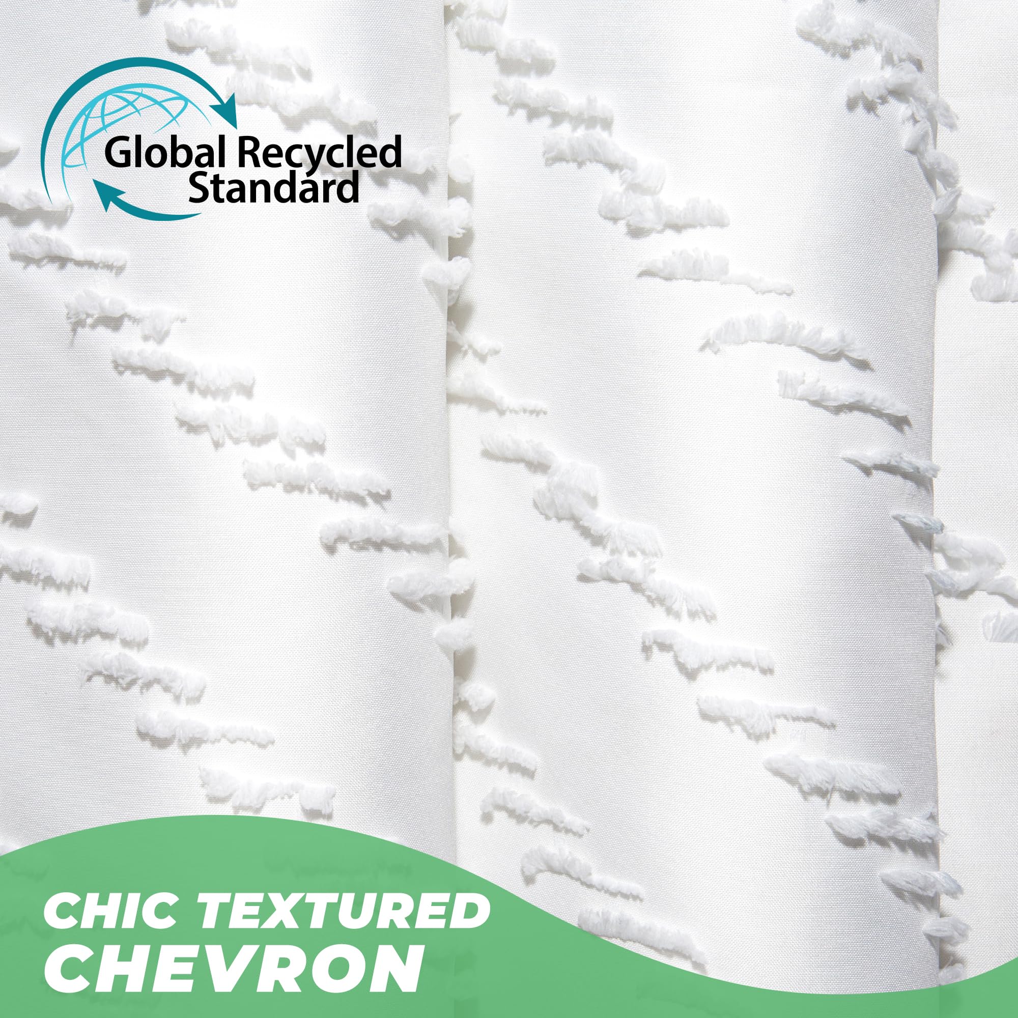 Turkio double-layer waterproof fabric curtain for quick drying and reduced splash