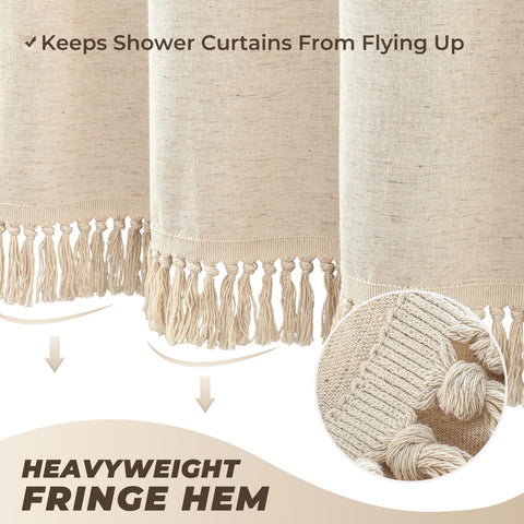 TURKIO curtain is easy to care for with machine wash cold gentle cycle.