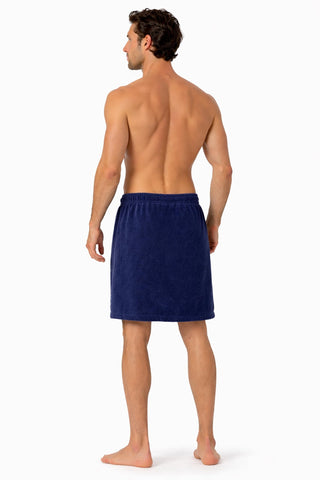 Turkish Linen Body Wrap with adjustable closure ensures secure, comfortable fit.