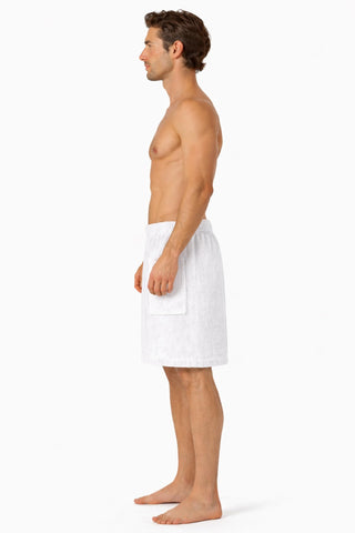Turkish Linen pocket detail on the body wrap for carrying essentials