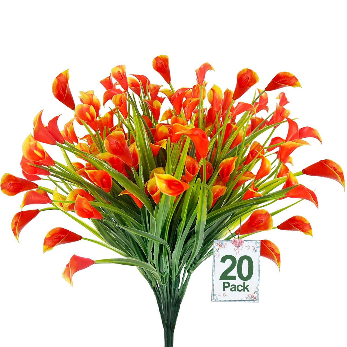 TURNMEON Calla Lily 400 heads outdoor bundles add vibrant color to patios.