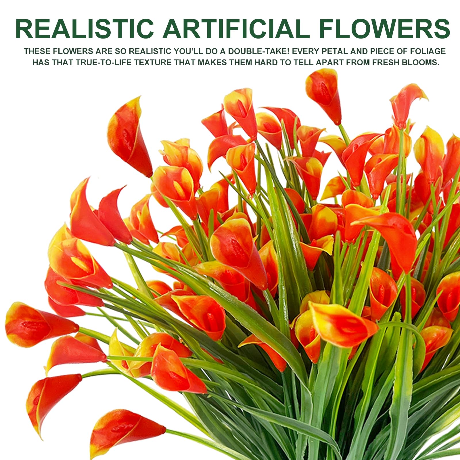 TURNMEON Calla Lily flexible branches enable easy DIY arrangements.