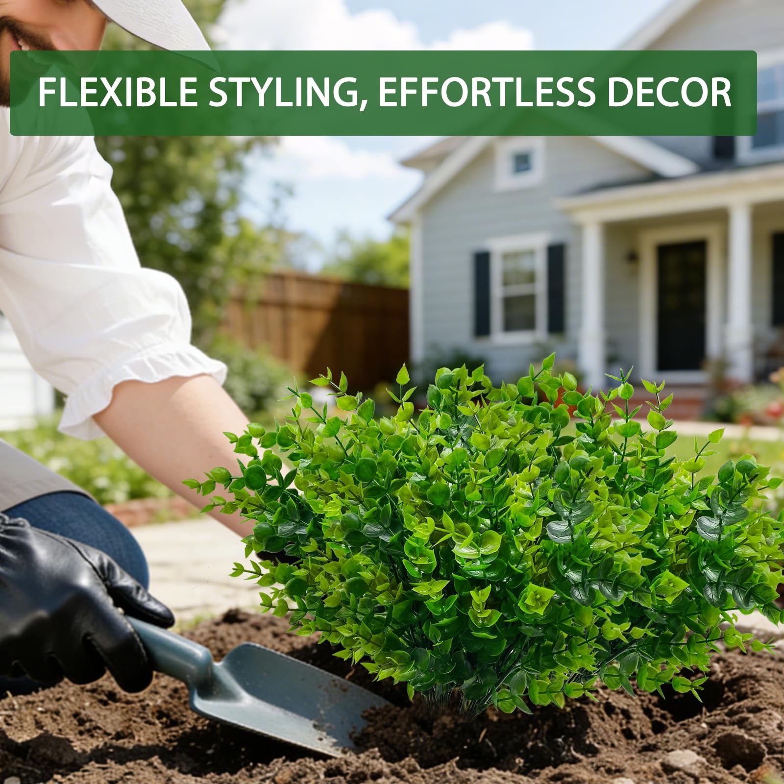 TURNMEON handmade summer decor with green hues and lifelike textures.