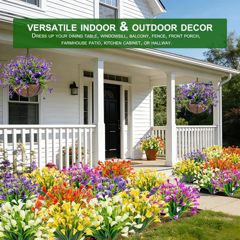 TURNMEON Tabletop and windowsill decor with vibrant blooms.