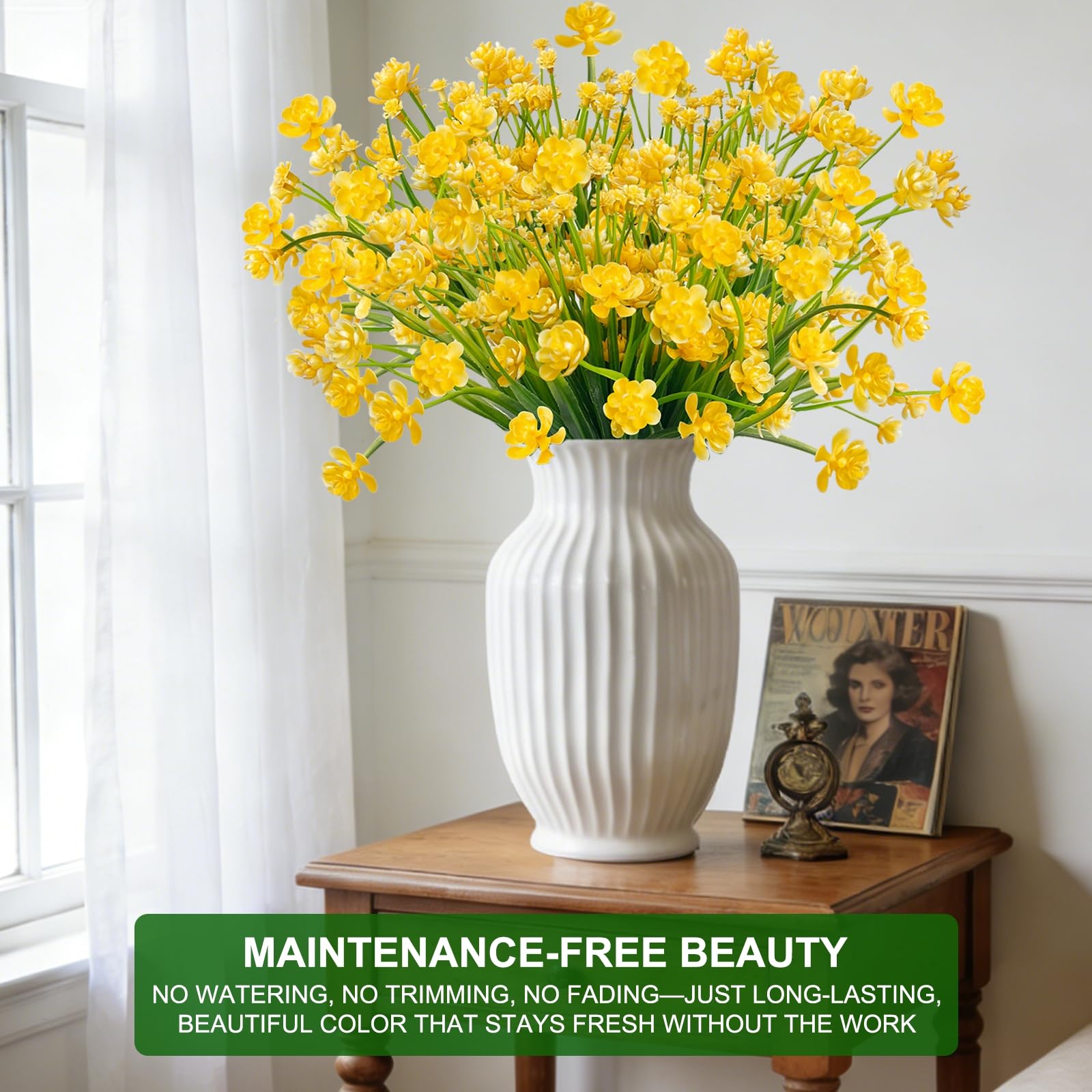 TURNMEON UV-resistant material ensures bright, long-lasting color.
