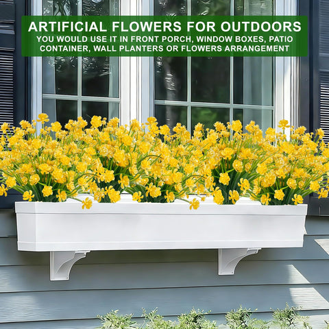 TURNMEON waterproof and sunproof blooms suitable for all-weather outdoor use.