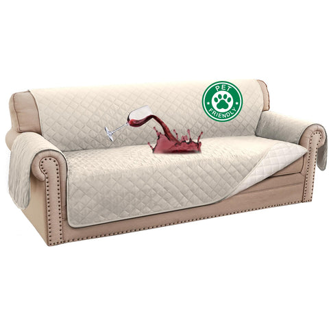 Turquoize 100% waterproof sofa cover protects furniture from spills and stains