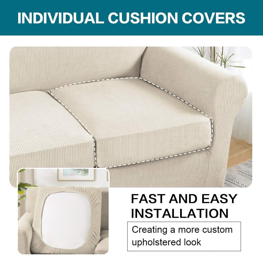 Turquoize fabric detail highlights thick jacquard weave and durability.