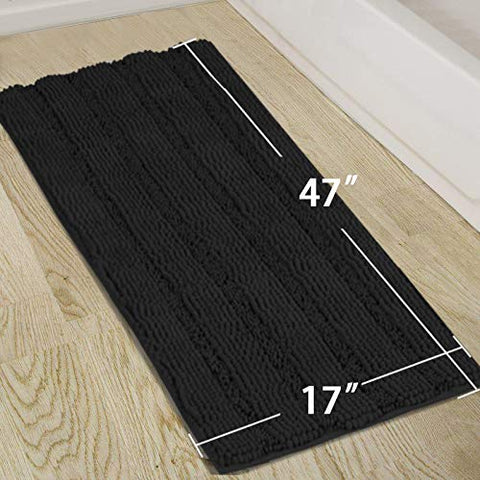 Turquoize easy-care rug machine washable for simple bathroom refreshes.