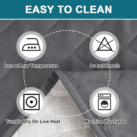 Turquoize machine-washable cover simplifies cleaning after pets or kids