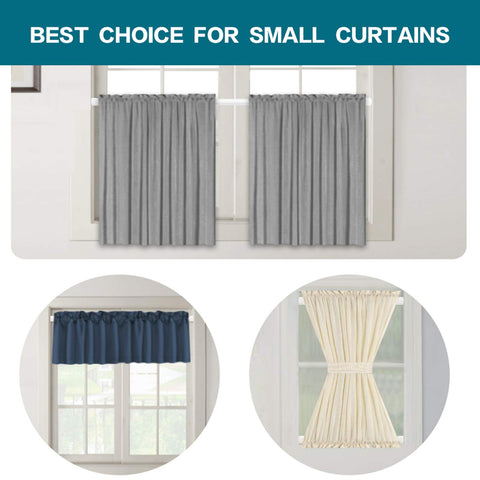 Turquoize tension rod no-drilling design saves wall damage