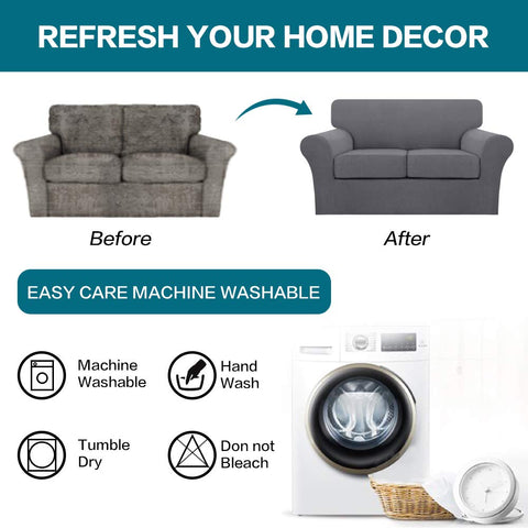 Turquoize wrinkle-free look encourages quick, tidy sofa transformations.
