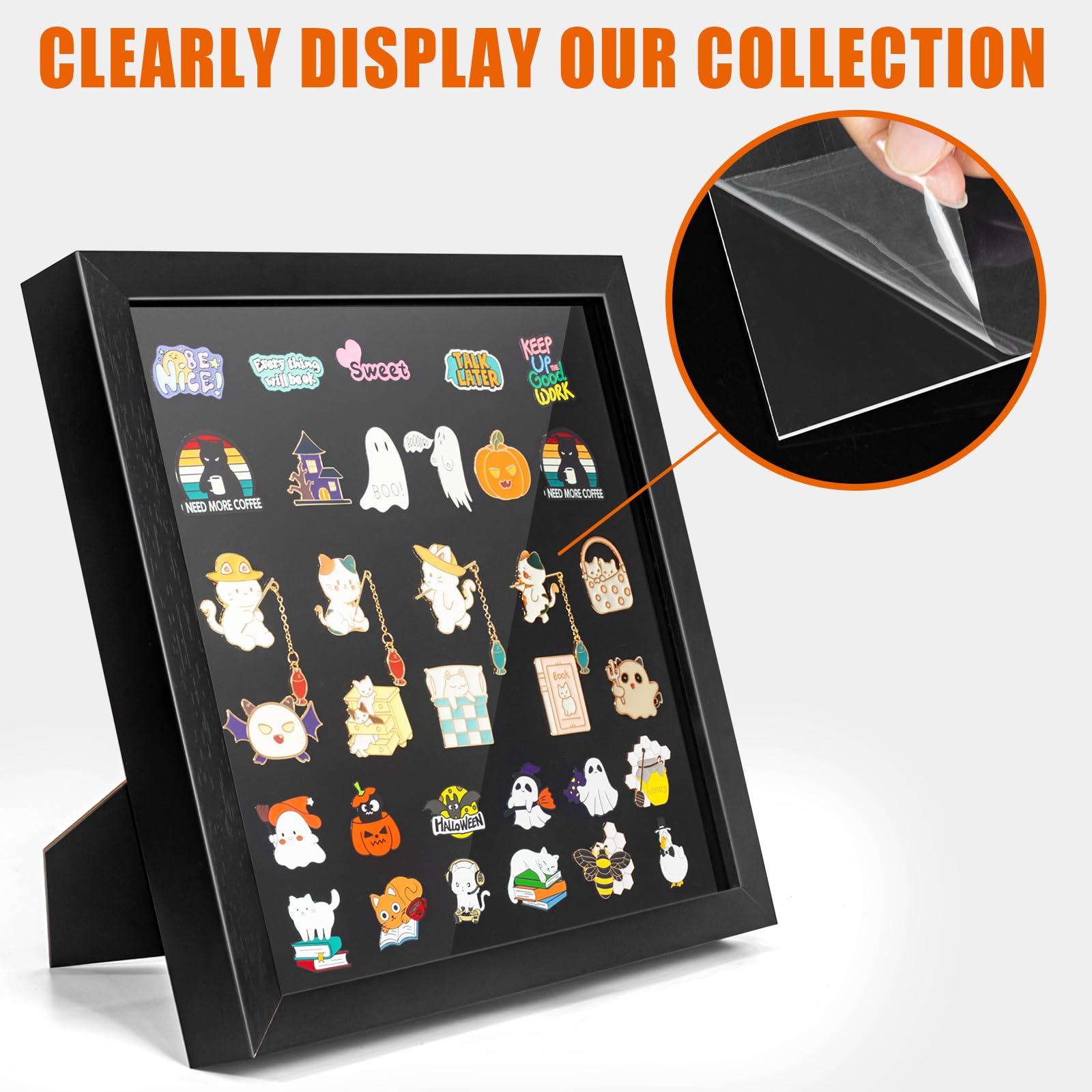 Tutata durable composite wood frame supports long-term display.