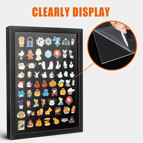 tutata interior depth 0.6 inch accommodates thicker enamel pins without crowding.