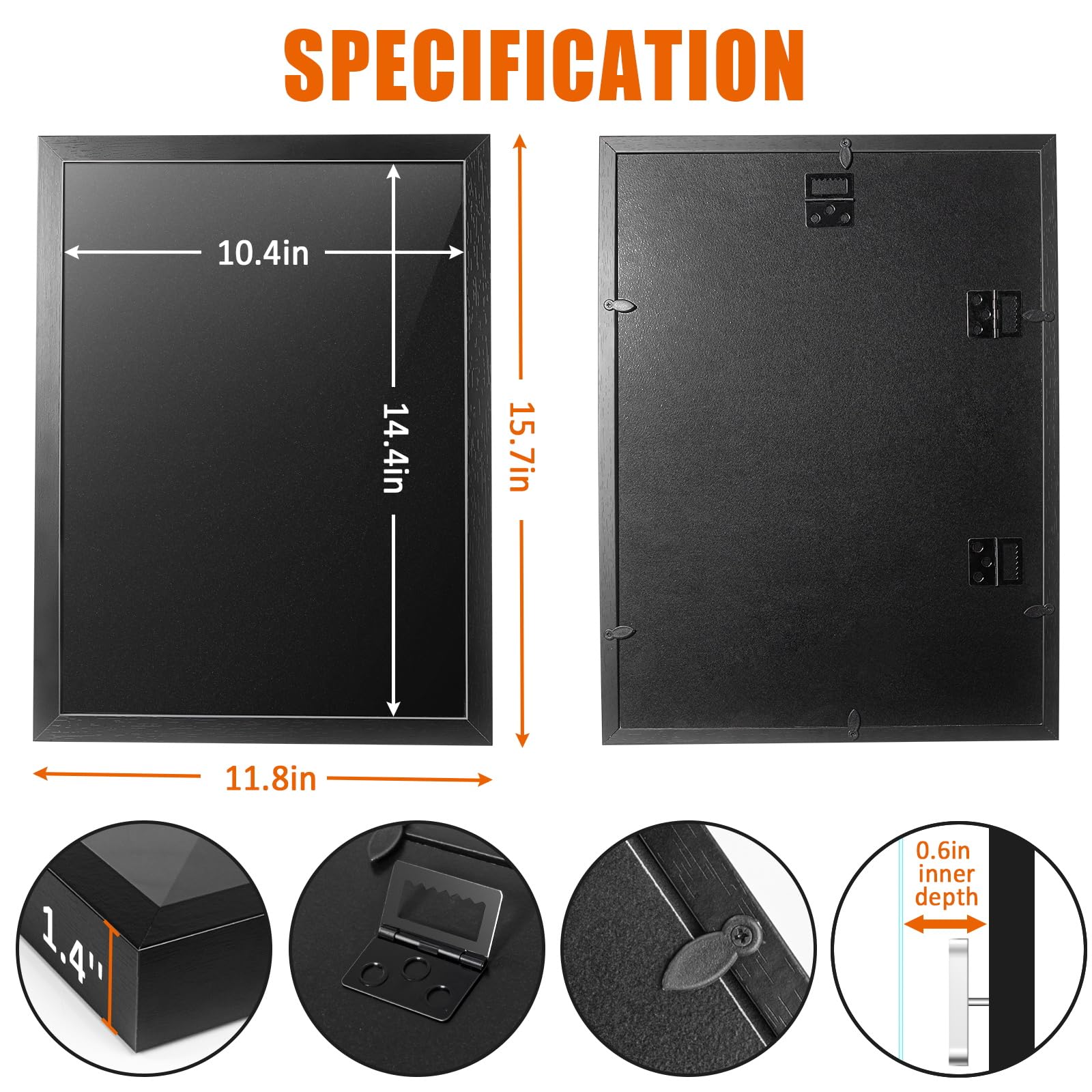 tutata pin-holder inside with dense flannel and EVA supports a secure display.