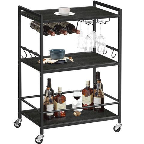 TUTOTAK bar cart assembly guide showing a quick setup