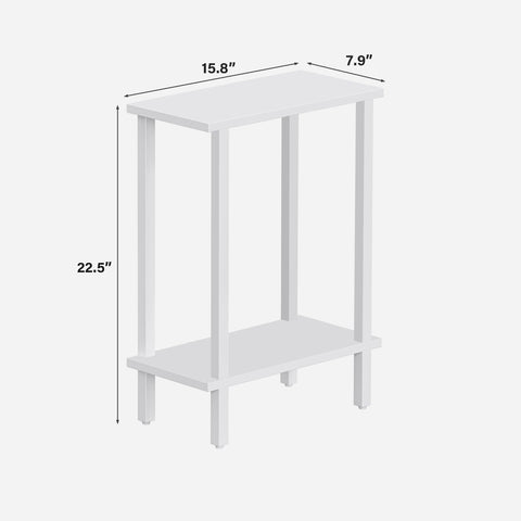 TUTOTAK compact bedside nightstand fits in small bedrooms neatly.
