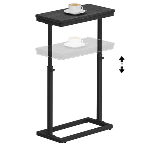 TUTOTAK Tall Couch Table beside a recliner for quick tasks