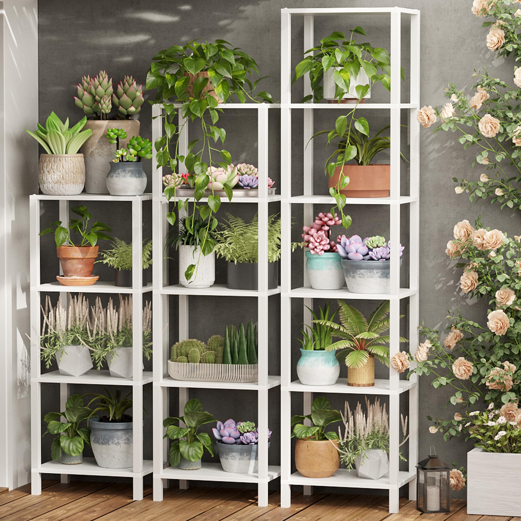 TUTOTAK Bookshelf ideal for living rooms, studies, and entryways.