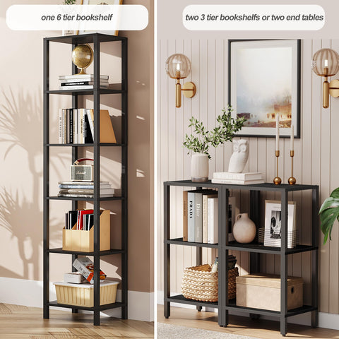 TUTOTAK Bookshelf stackable design lets you customize your living space.