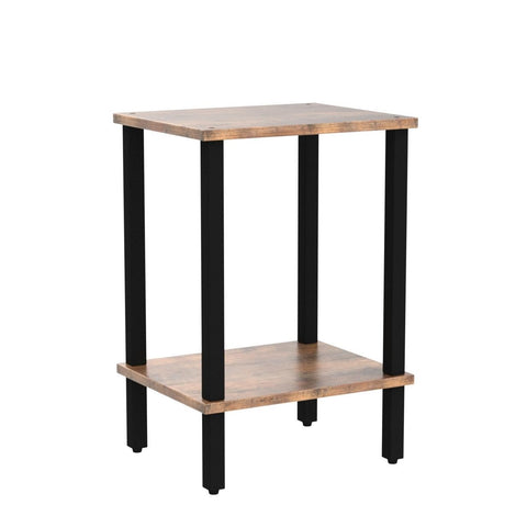 TUTOTAK End Table adjustable feet protect floors on uneven surfaces