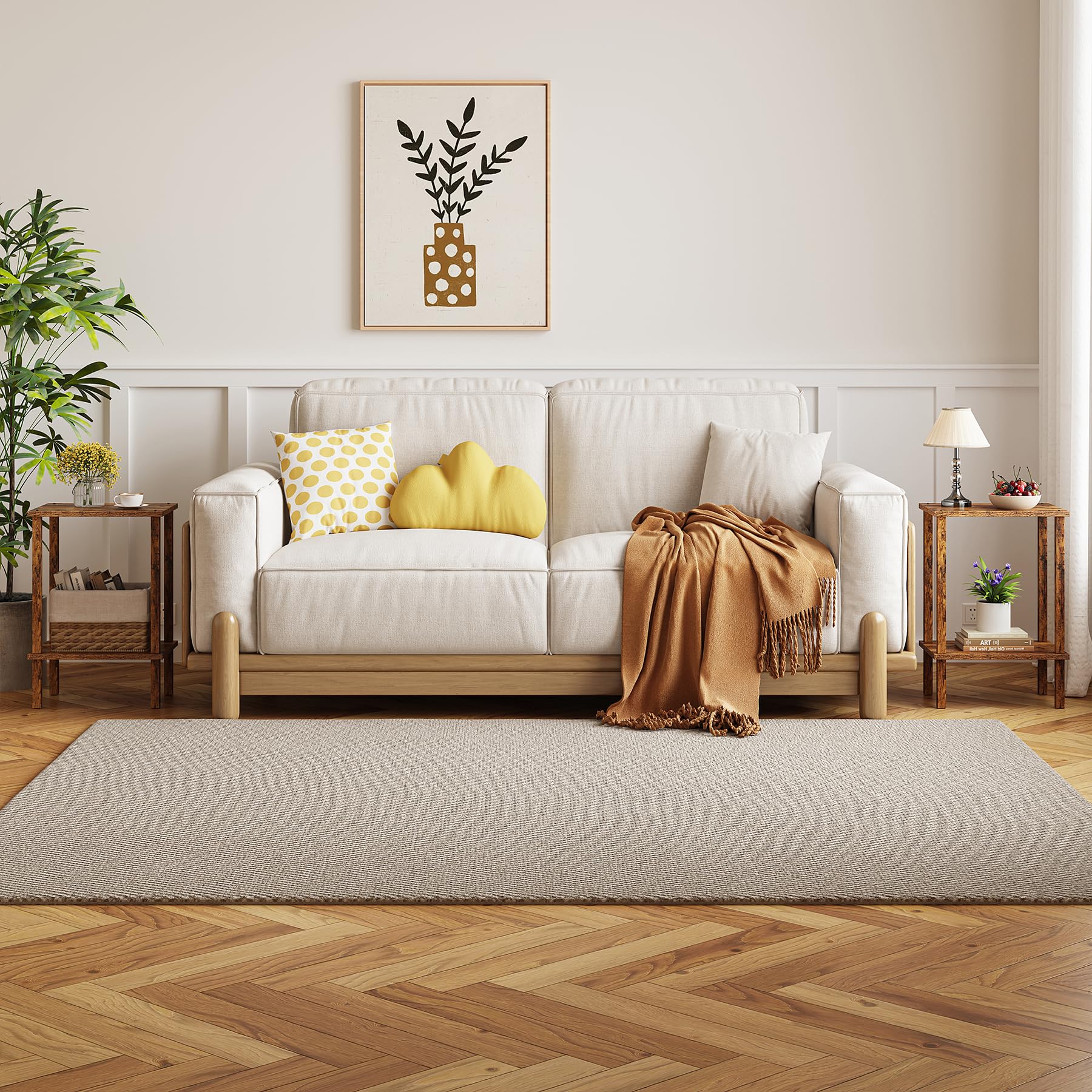 TUTOTAK End Table bedroom use proves convenient bedside storage.