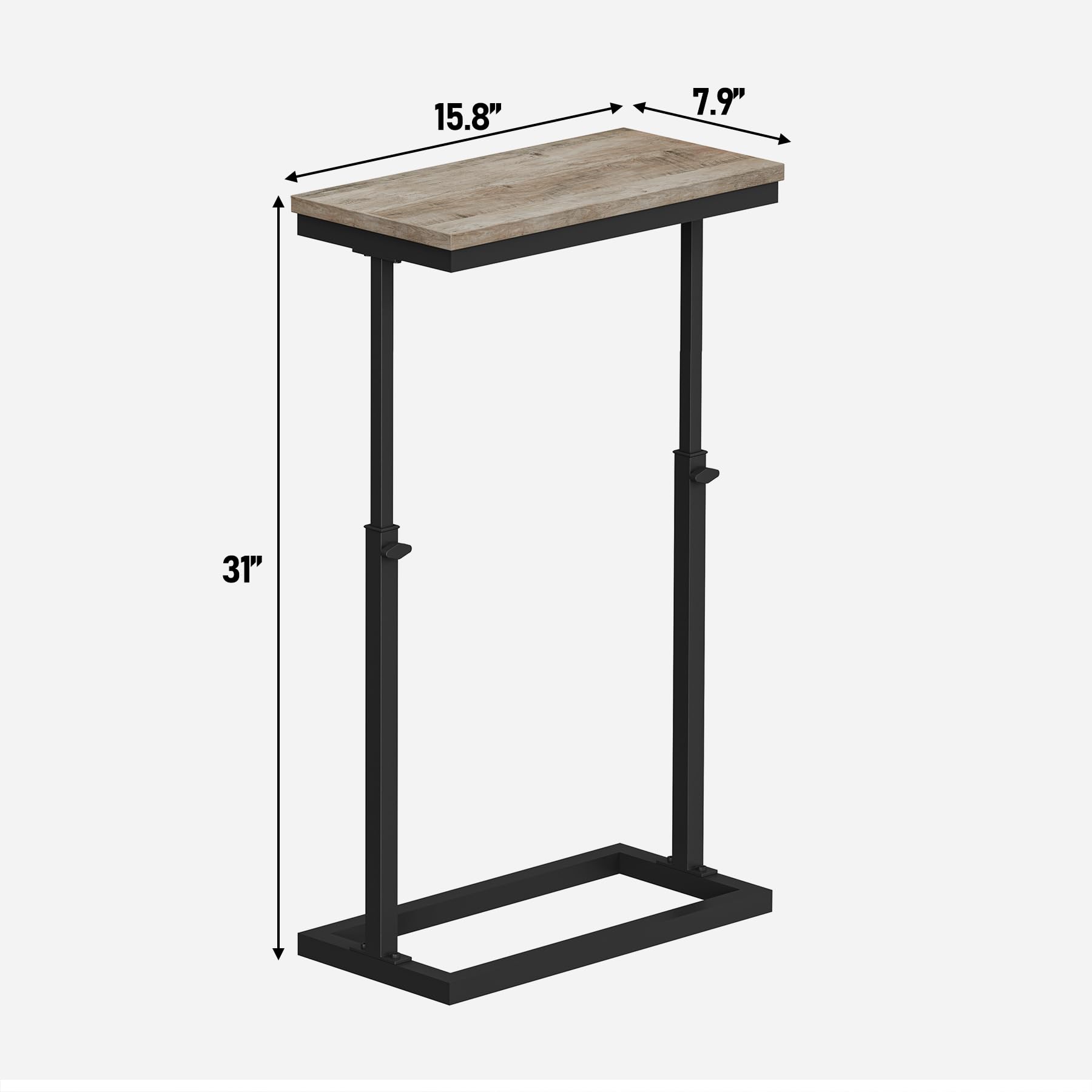 TUTOTAK end table fits between two sofas neatly