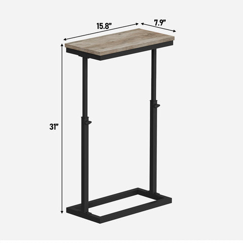 TUTOTAK end table fits between two sofas neatly